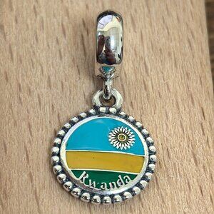Pandora Rwanda Exclusive Dangle Charm Pendant, S925 Silver Bracelets